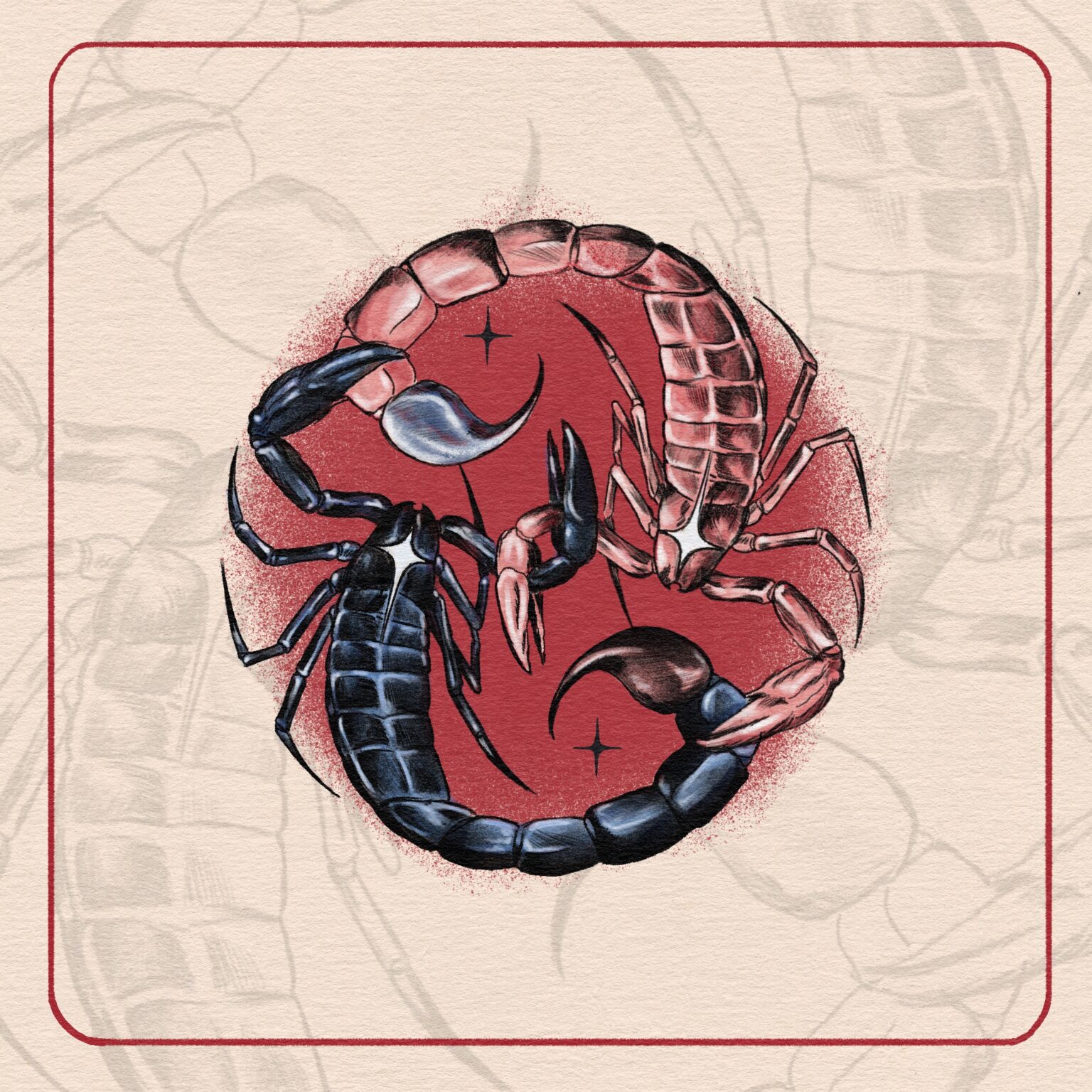 Scorpion print